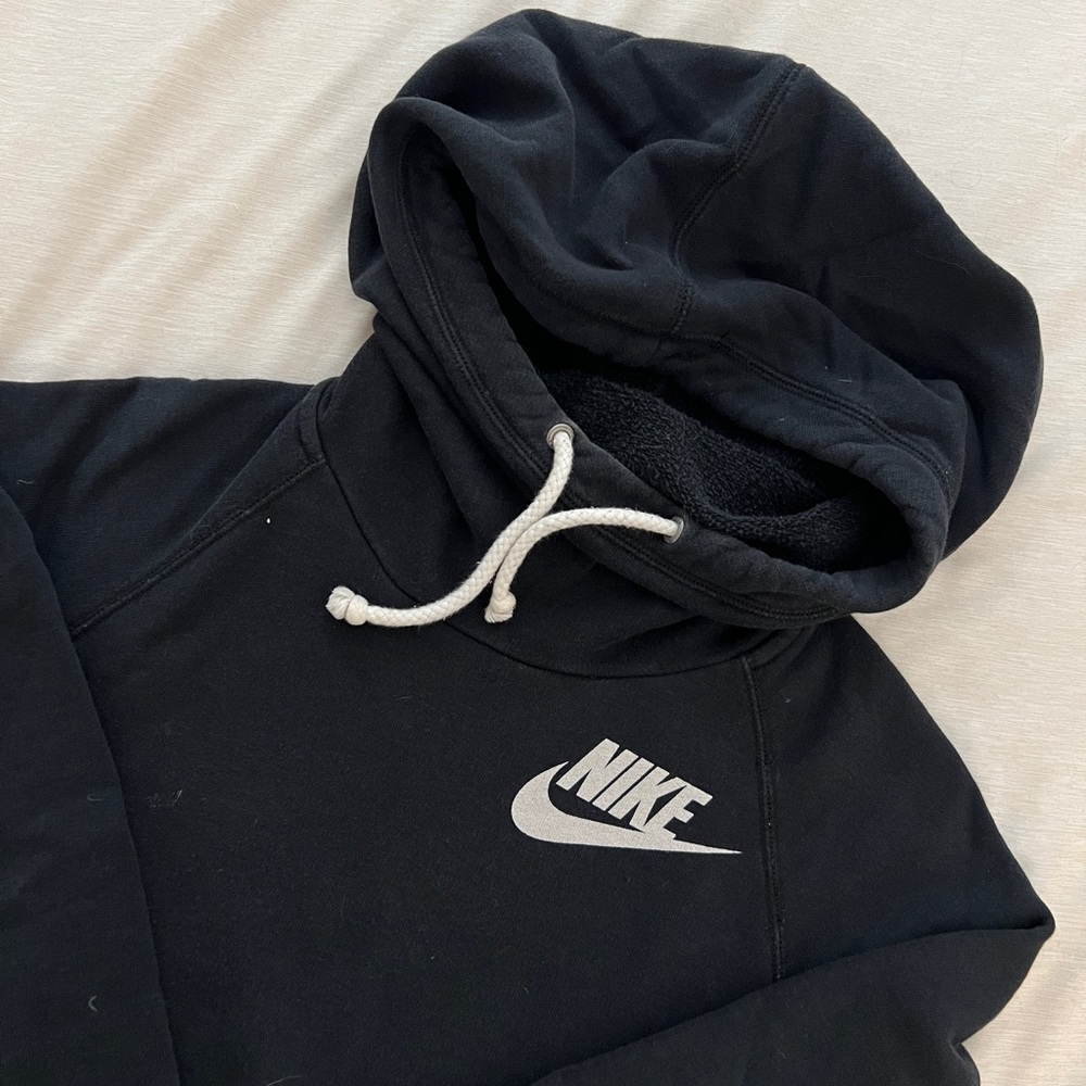 Nike Cowl Neck Hoodie with White Logo